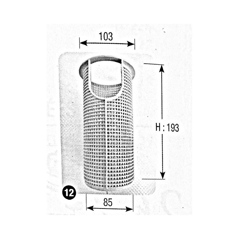 Panier Pr Filtre Maxflo